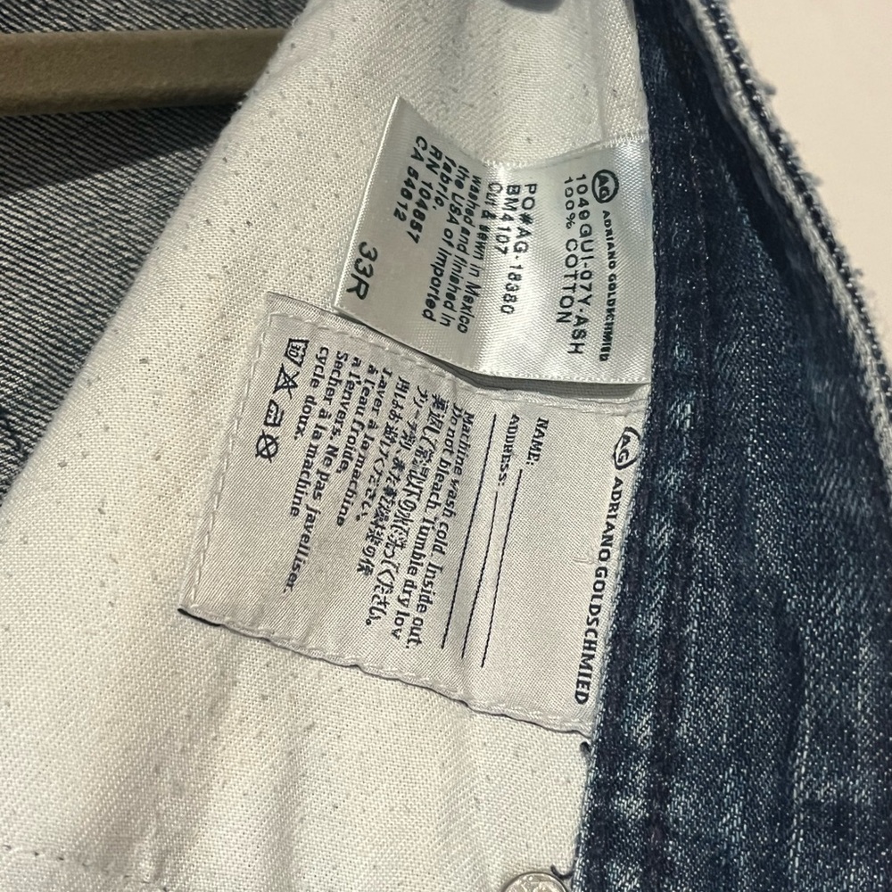 Ag Adriano Goldschmied Blue Jeans - Picture 8 of 9